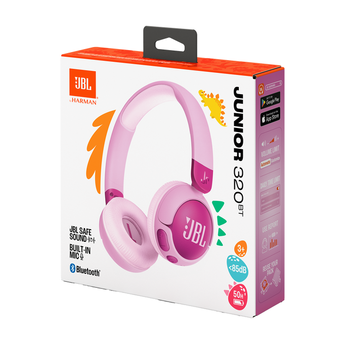 JBL Junior 320BT - Purple - Wireless on-ear kids headphones - Detailshot 15 image number null